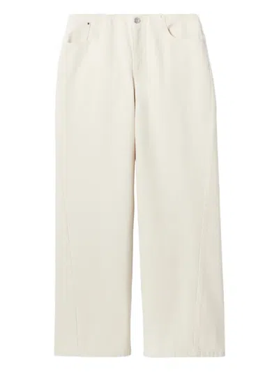 Claudie Pierlot Straight-leg Trousers In Neutral