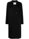 Claudie Pierlot Straight Mid-length Coat In Black
