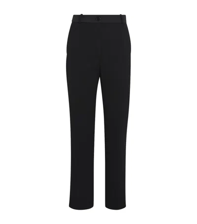 Claudie Pierlot Straight Tailored Trousers In Black