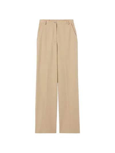 Claudie Pierlot Straight Trousers In Neutral