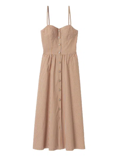 CLAUDIE PIERLOT STRETCH-COTTON DRESS