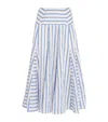 Claudie Pierlot Striped Midi Skirt