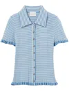 Claudie Pierlot Gestreiftes Hemd In Blau