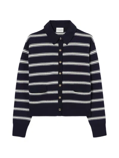 Claudie Pierlot Striped Cardigan In Multi