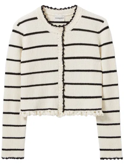 Claudie Pierlot Striped Cardigan In Divers