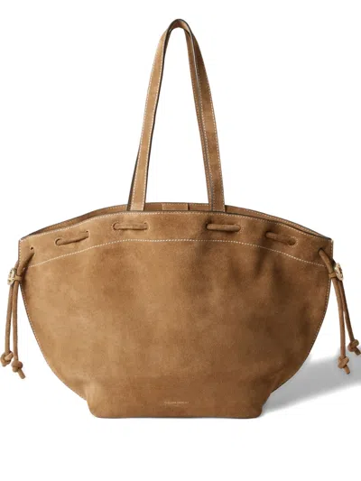 Claudie Pierlot Suede Bucket Bag In Brown