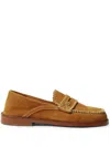 Claudie Pierlot Suede Loafers In Brown