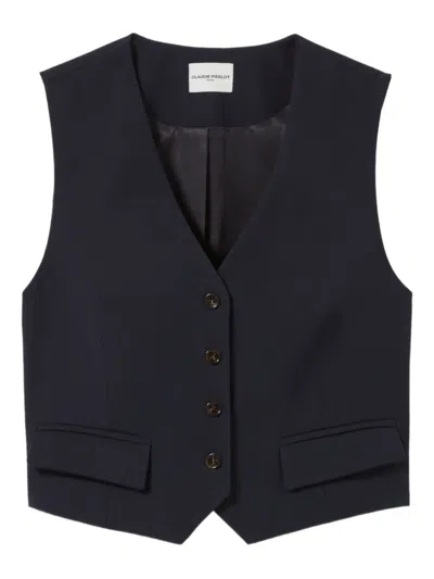 Claudie Pierlot Tailored Blazer In Blue