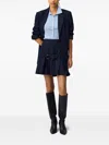Claudie Pierlot Tailored Mini Skirt In Blue