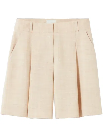 Claudie Pierlot Tailored Shorts In Neutral