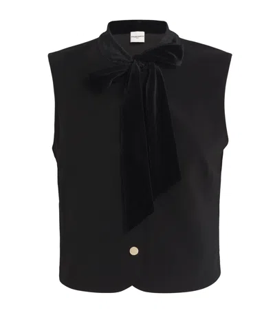 CLAUDIE PIERLOT TIE-NECK BLOUSE