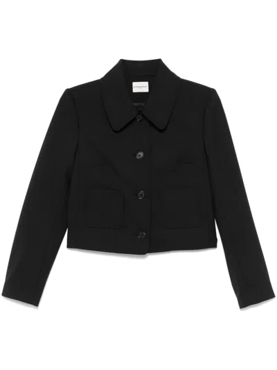 Claudie Pierlot Twill-weave Jacket In Black