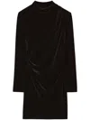 Claudie Pierlot Striped Mini Dress In Black