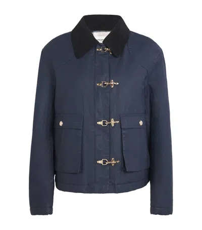 CLAUDIE PIERLOT WAXED COTTON PARKA