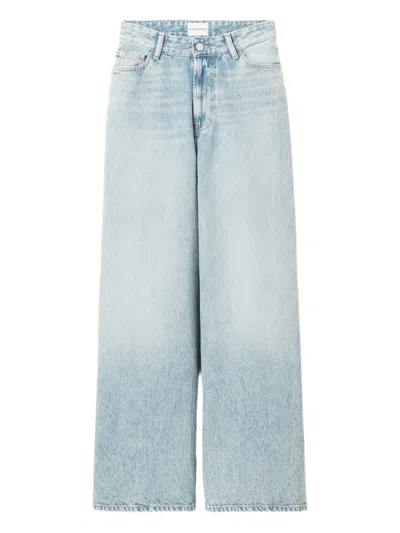 Claudie Pierlot Wide-leg Denim Jeans In Blue