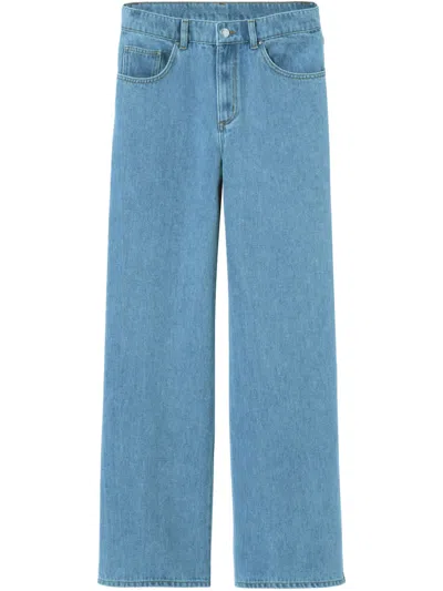 Claudie Pierlot Wide-leg Jeans In 蓝色