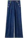 Claudie Pierlot Wide-leg Jeans In Blue
