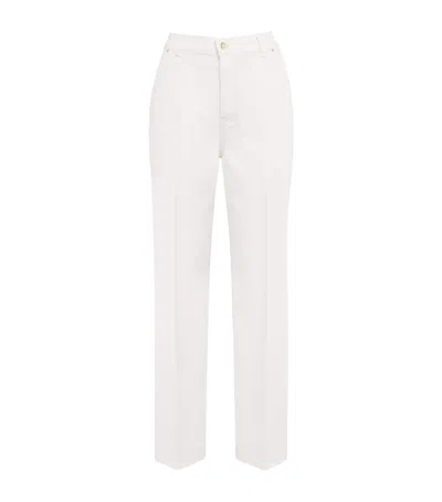 Claudie Pierlot Wide-leg Jeans In White