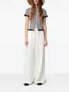 Claudie Pierlot Wide-leg Trousers In White