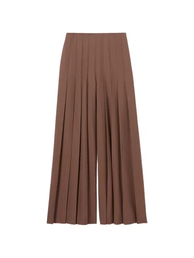 Claudie Pierlot Wide Straight-leg Trousers In Blue