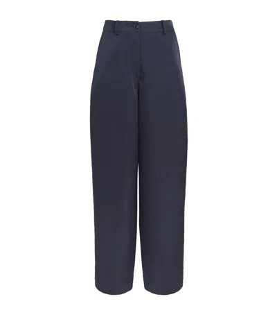 Claudie Pierlot Wide-leg Tailored Trousers In Blue