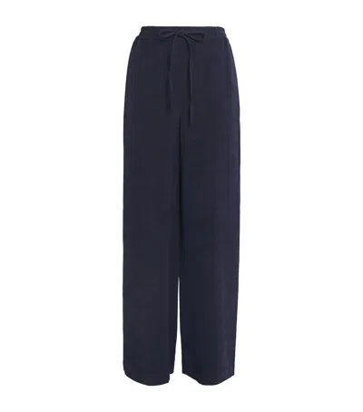 Claudie Pierlot Wide-leg Trousers In Blue