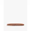 Claudie Pierlot Womens Bruns Logo-buckle Think Leather Belt