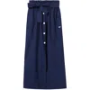 Claudie Pierlot Embroidered Skirt In Bleus