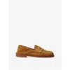 Claudie Pierlot Suede Loafers In Bruns