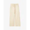 Claudie Pierlot Womens Naturels Patch-pocket Straight-leg Low-rise Stretch-cotton Trousers In Naturels