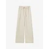 Claudie Pierlot Womens Stripe-pattern Wide-leg Woven Trousers Divers In Divers