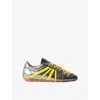 Claudie Pierlot Striped Sneakers In Metallic