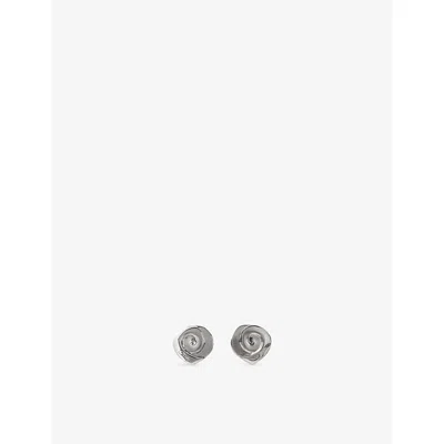 Claudie Pierlot Womens Claudie Silver-plated Brass Stud Earrings In Metallic