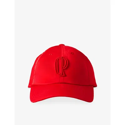 Claudie Pierlot Womens  Cp Brand-embroidered Woven Cap In Red