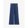 Claudie Pierlot Wide-leg Jeans In Denim - Jean
