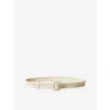 Claudie Pierlot Womens Naturels Braided Leather Belt