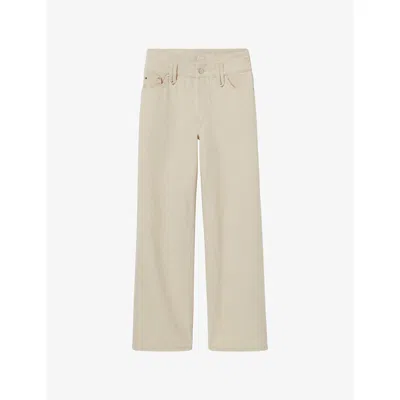 Claudie Pierlot Womens Naturels Straight-leg High-rise Denim Jeans