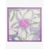 CLAUDIE PIERLOT CLAUDIE PIERLOT WOMEN'S VIOLETS FLORAL-PRINT SQUARE SILK SCARF