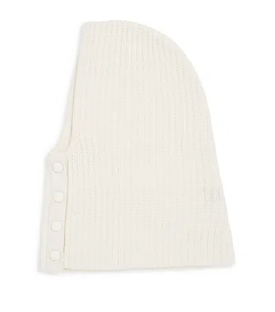 Claudie Pierlot Wool-blend Balaclava In White