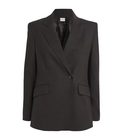 Claudie Pierlot Wool-blend Blazer In Brown