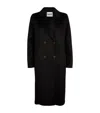Claudie Pierlot Straight Mid-length Coat In Black