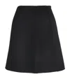Claudie Pierlot Wool-blend Mini Skirt In Black