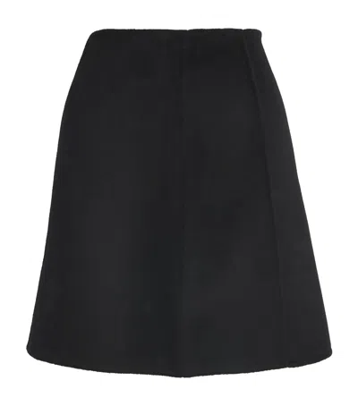 Claudie Pierlot Wool-blend Mini Skirt In Black