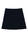 Claudie Pierlot Cotton-blend Mini Dress In Black
