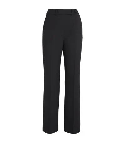 Claudie Pierlot Wool-blend Trousers In Black