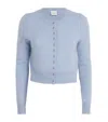 Claudie Pierlot Wool Brushed Cardigan In Blue