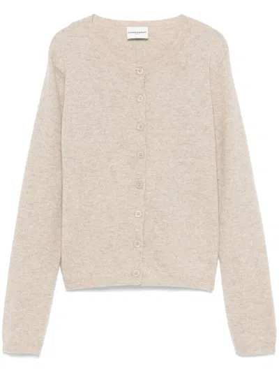 Claudie Pierlot Wool Cardigan In Brown