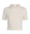 Claudie Pierlot Wool-cashmere Embellished Sweater In Neutral