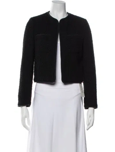 Pre-owned Claudie Pierlot Wool Jacket In Black