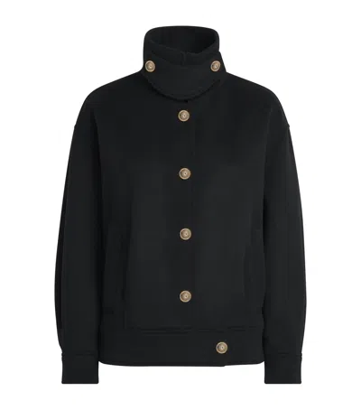 Claudie Pierlot Wool-blend Blouson Coat In Black